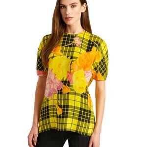 Vintage Escada Silk Floral Blouse